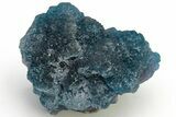 Blue, Cubic/Octahedral Fluorite Encrusted Quartz - Inner Mongolia #224771-1